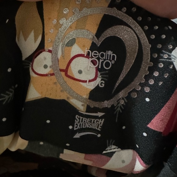 Fox Scrub Top - Picture 2 of 2